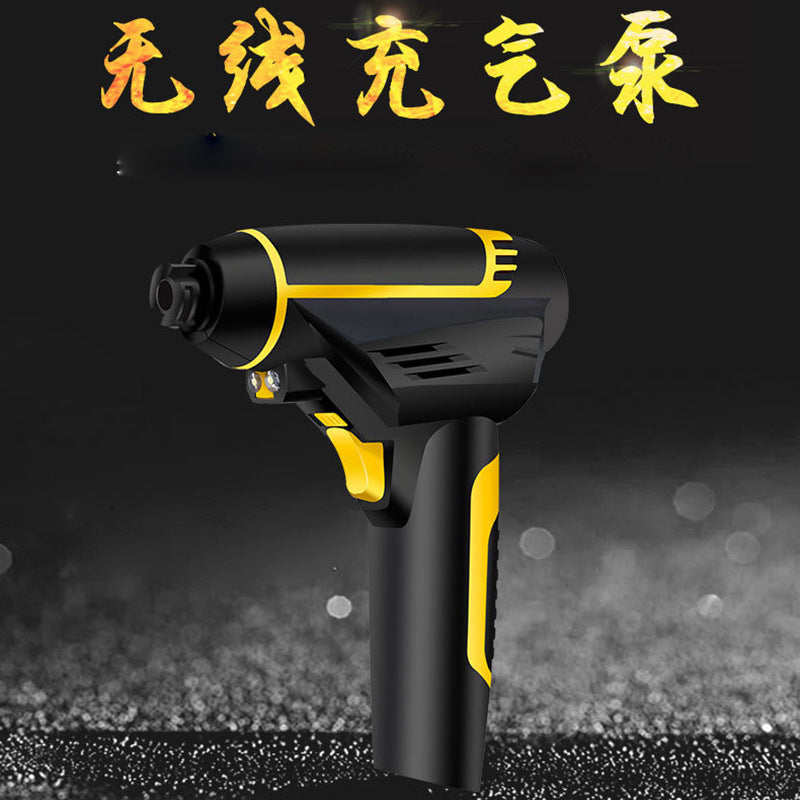 Handheld intelligent digital display with lights Car Wireless Inflatable pump Portable tire pump Inflator