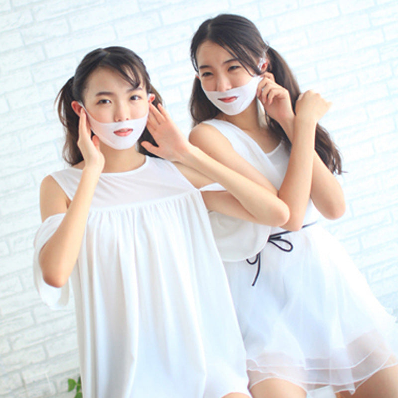 1pcs 4D Double V-shaped Facial Mask Tension Firming Mask Face Slimming Lifting Thin Mask Beauty Face Care Tool
