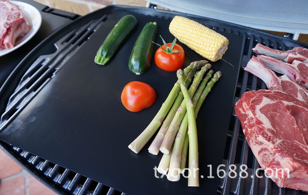PTFE Non-stick BBQ Grill Mat Barbecue Baking Liners Reusable Teflon Cooking Sheets 40 * 30cm Cooking Too
