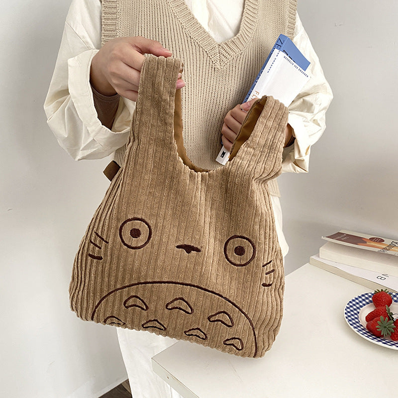 Yeyu/Amazon cross-border supply soft cute plush all-match hand bag 2021 new ins leisure walking small bag