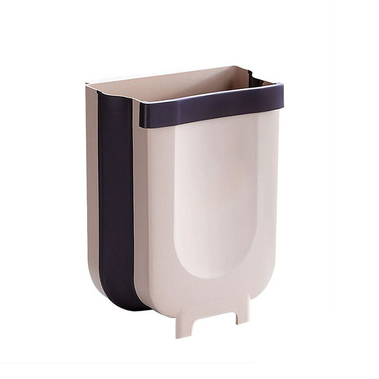 Oversized kitchen trash can hanging household foldable cabinet door classification wall hanging multifunctional trash can