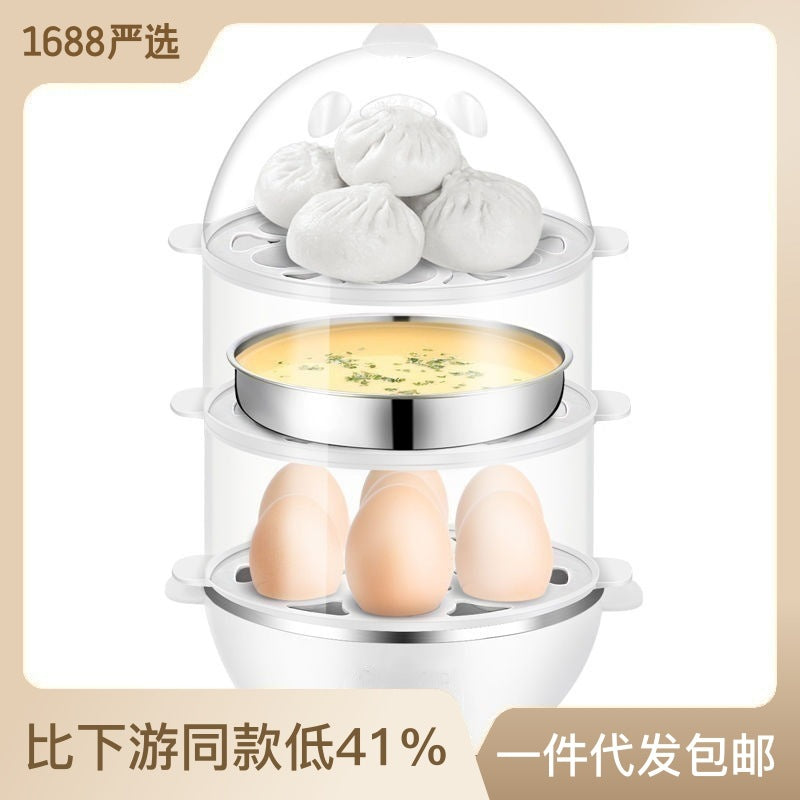 [Egg Steamer] Small household appliances cross-border egg cooker mini egg steamer smart milk warmer household egg cooker