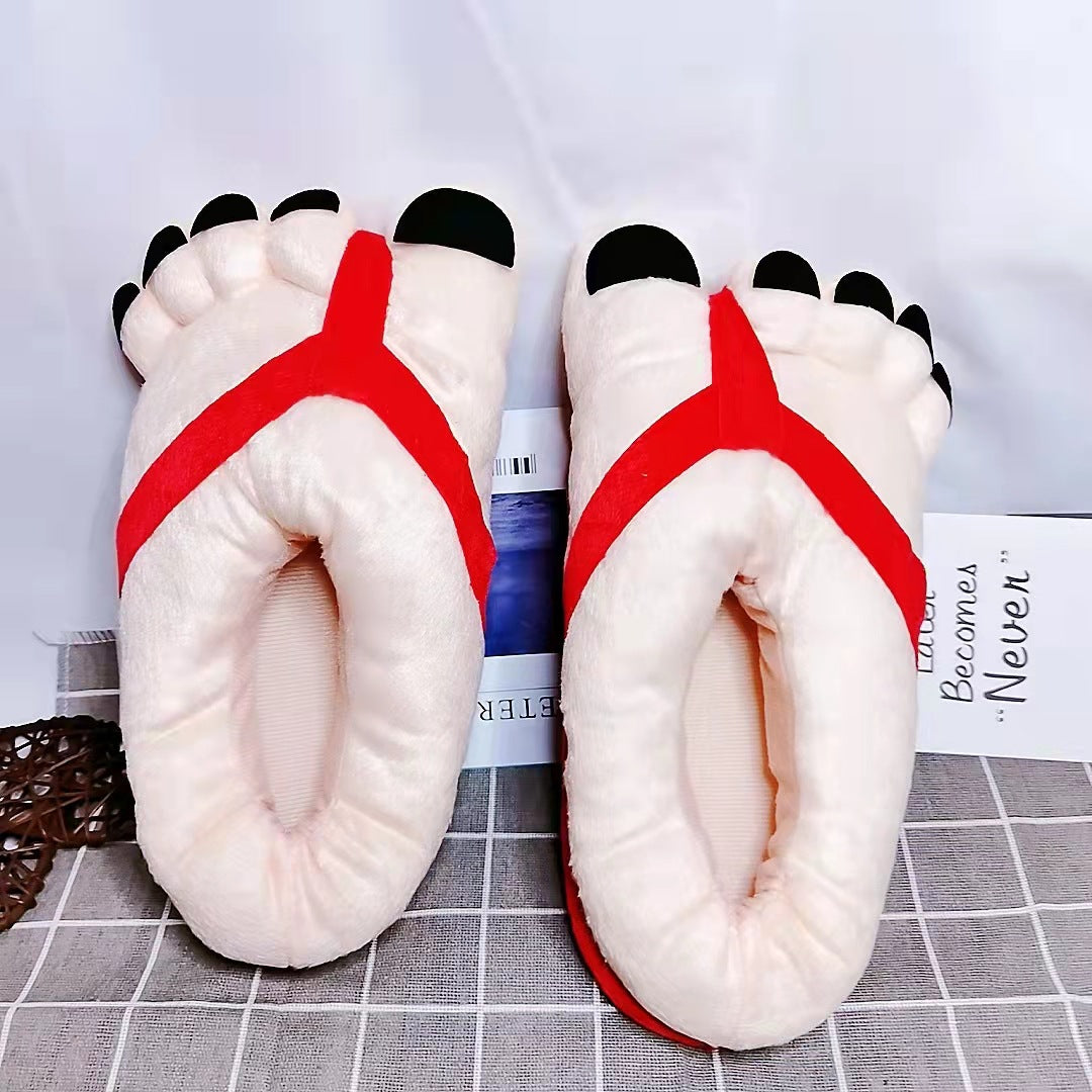 Poop slippers emoji expression all-inclusive cotton shoes half-cup poop cotton slippers funny men and women couples ready stock