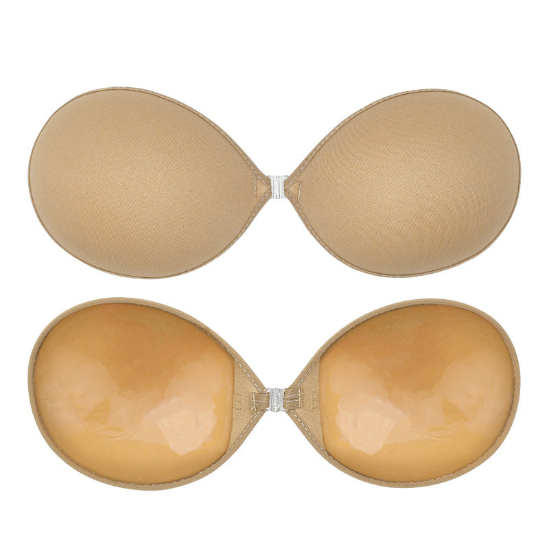 Cross-border strapless push-up breathable invisible bra swimsuit with wedding dress silicone bra non-slip breast pads