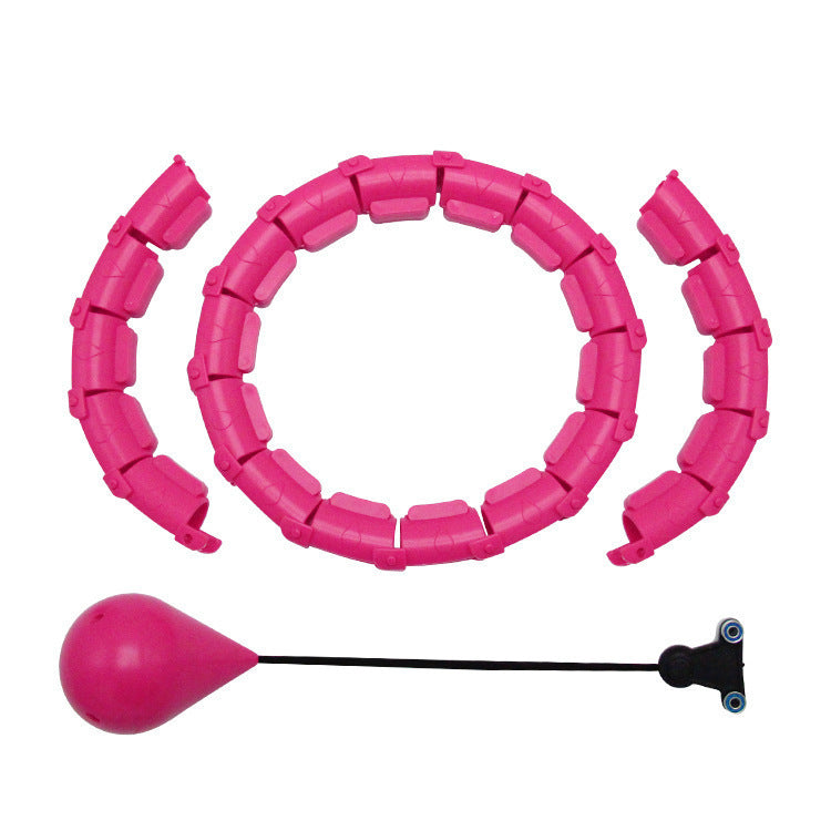 The source manufacturer's smart hula hoop, vibrato, new hulahoop that will not drop, detachable and adjustable hulahoop