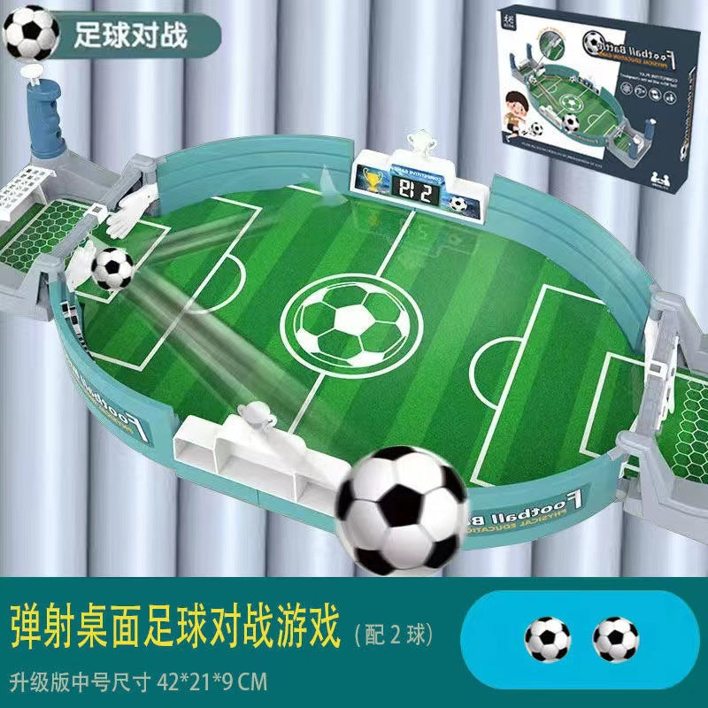 Large football table children's puzzle two-person competitive battle parent-child interactive desktop World Cup kicking game cross-border