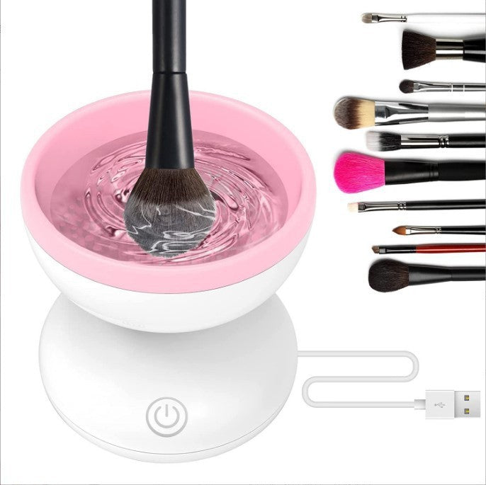 Factory direct sales automatic makeup brush cleaner, makeup brush electric cleaning machine, rechargeable brush cleaning tool