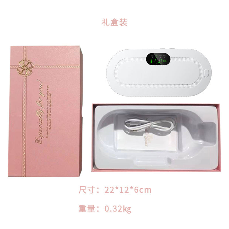 New style warm palace belt for girls to protect waist and menstrual cramps, rechargeable hot compress warm palace treasure vibration massager for aunts