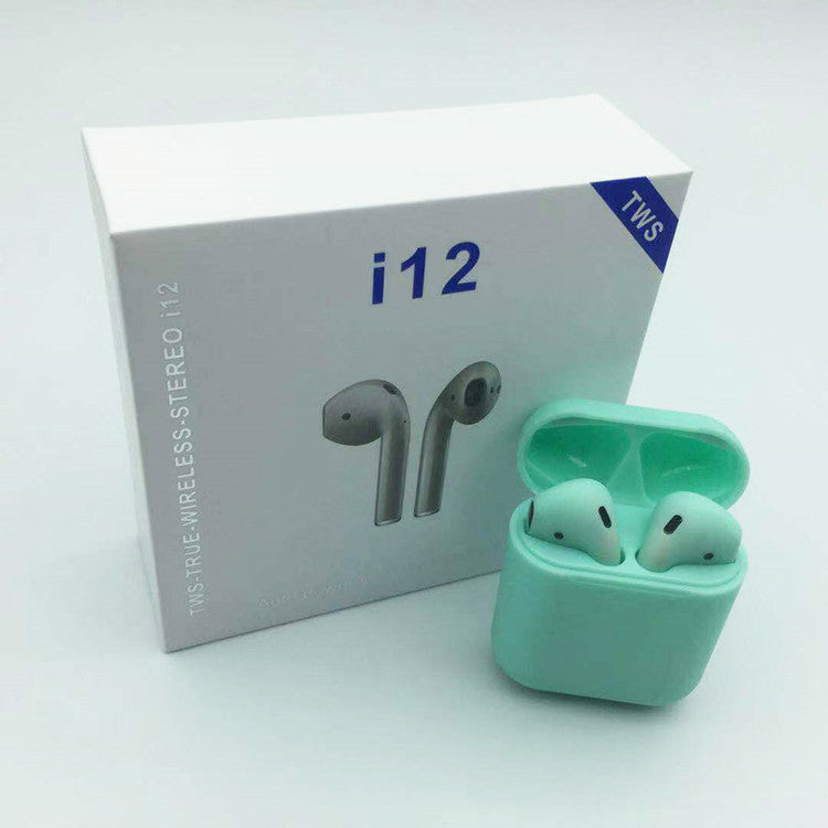 I12 Bluetooth Headset tws Wireless Bluetooth Headset 5.0 Touch Bluetooth Headset Sports Bluetooth Headset
