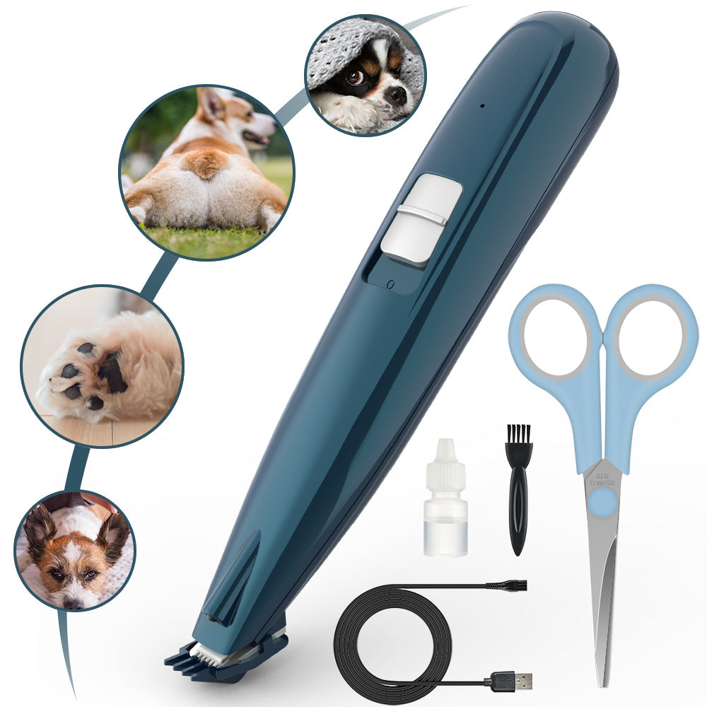 Cross-border supplies dog cleaning and grooming tools pet cats and dogs electric clippers hair clippers rechargeable pet shaver