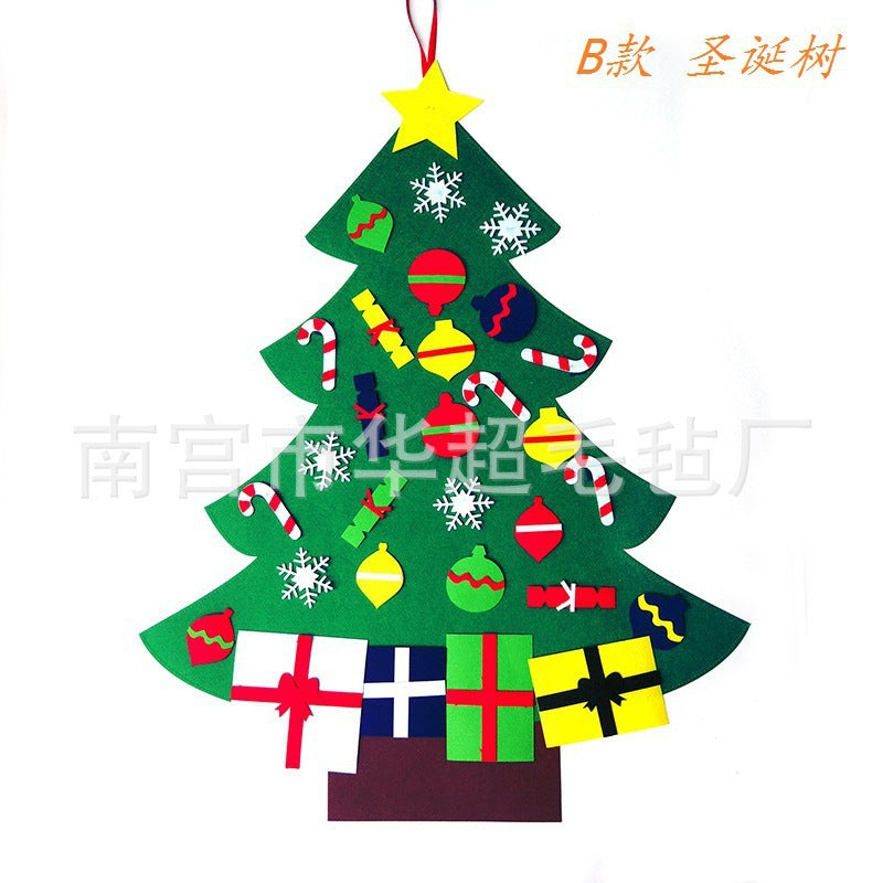 Felt Christmas Tree Christmas Cross-border Hot Sale 2020 Explosive Christmas Decorations Christmas Tree Small Pendant Ornaments