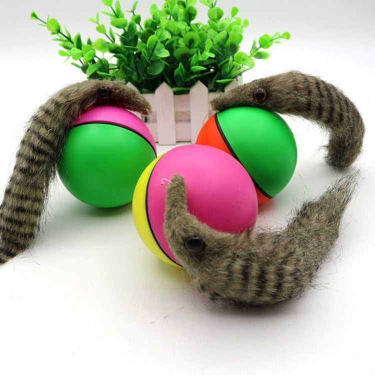 Pet Dog Cat Toys Electric Beaver Weasel Toy Rolling Jump Balls Toys For Dog Cat Puppy Dogs Funny Moving Toys pet Supplies