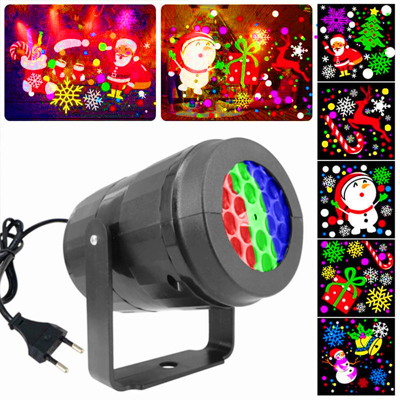 Cross-border exclusively for Christmas laser light projector effect waterproof outdoor garden Christmas decoration lawn