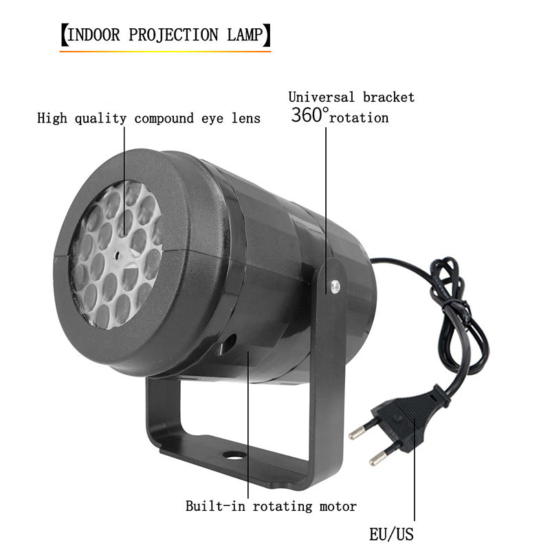 Cross-border exclusively for Christmas laser light projector effect waterproof outdoor garden Christmas decoration lawn